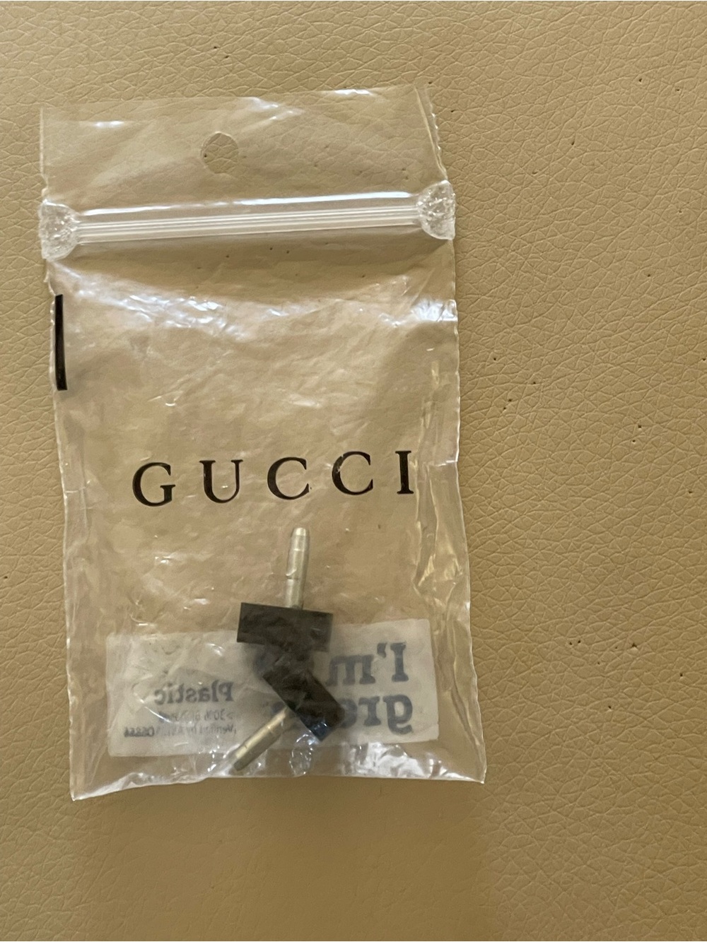 Gucci replacement tips  - Black & Silver